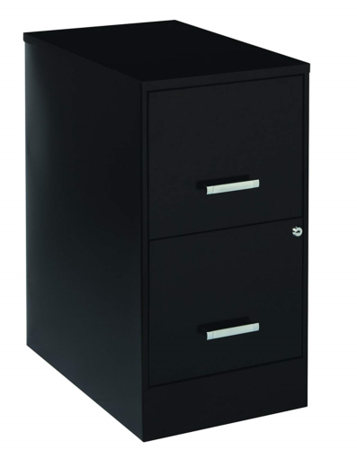 Space Solutions 20226 File Cabinet, 22-Inch Black