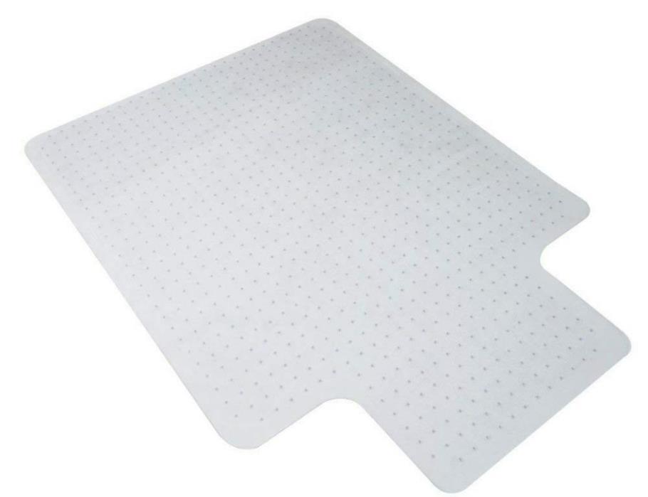 Office Chair Mat Carpet Protector Slip Resistant in Clear Vinyl 36