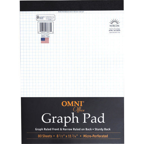 Norcom 76677-8 Premium Graph Planning Pad NEW