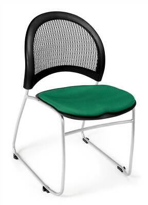 Moon Stacking Chair w Sled Base & Padded Contoured Seat - Set of [ID 377384]