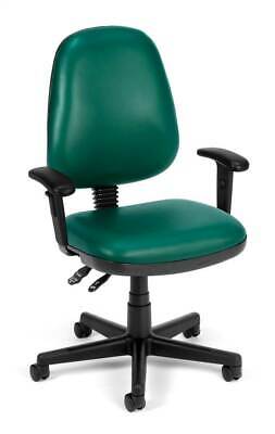 Vinyl Posture Task Chair w Arms & Lumbar Support [ID 376821]