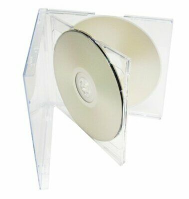 Mediaxpo Brand 25 STANDARD Clear Triple 3 Disc CD Jewel Case