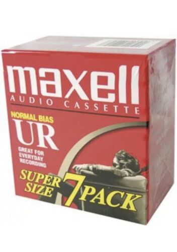6x Maxell Ur-90 7PK Brick Normal Bias Audio Cassettes Audio-42 Total