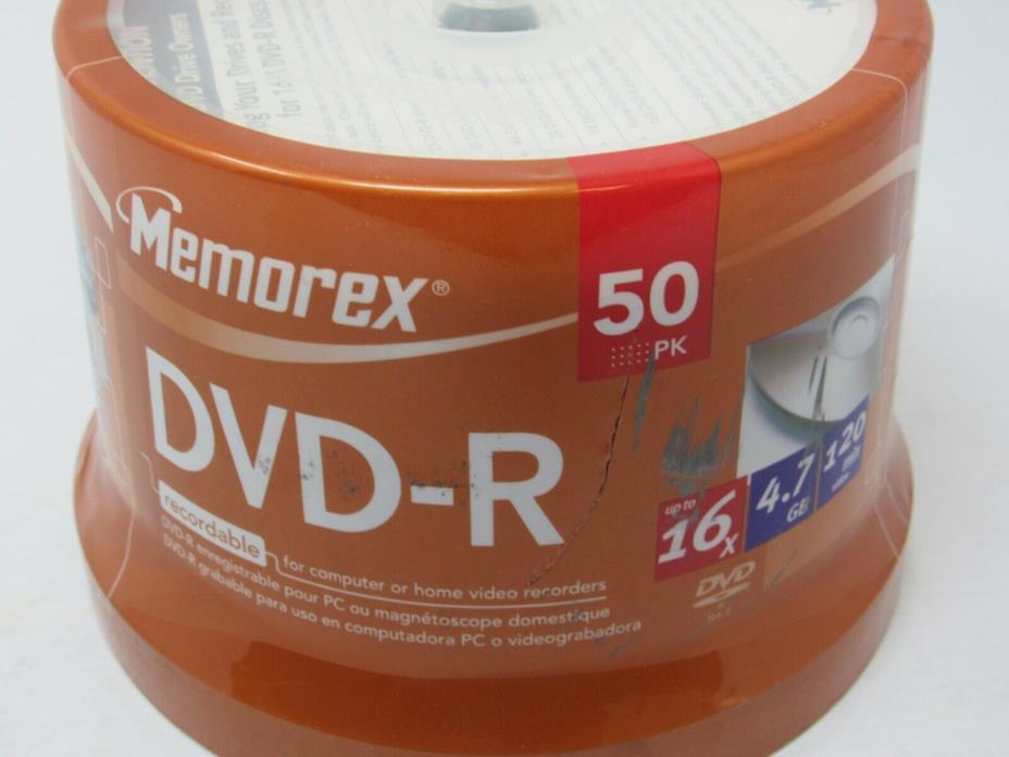 *Unopened* Memorex DVD-R, 50pack #329155