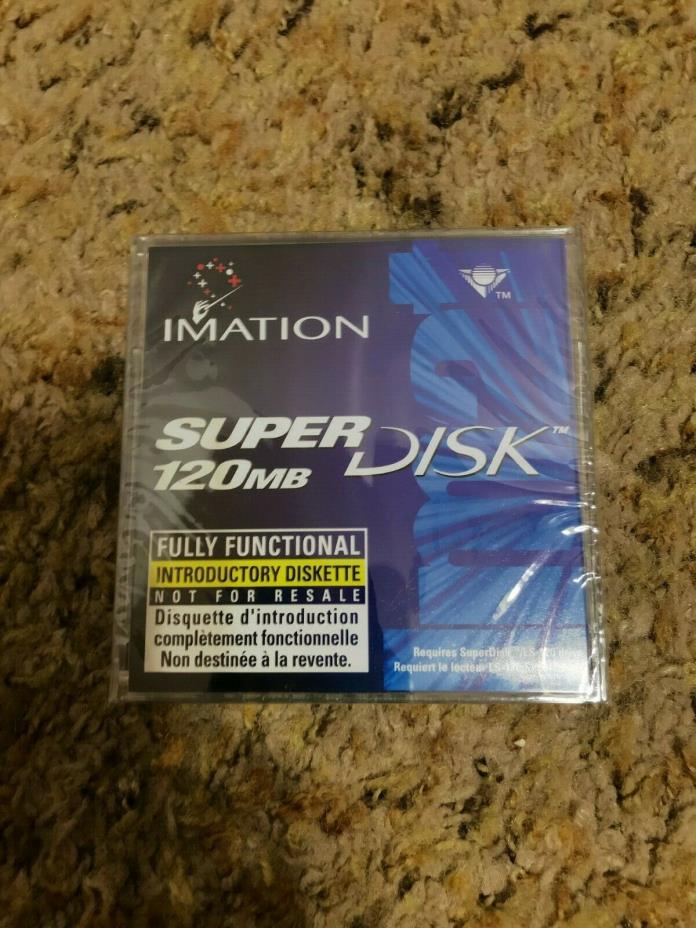 NOS Sealed Imation Super Disk 120MB