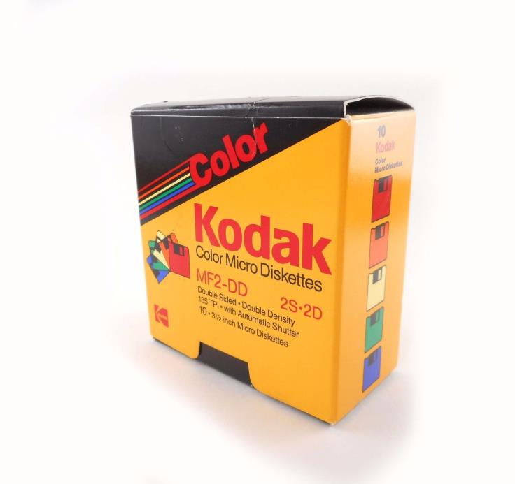 7 Vtg Kodak Color Micro Diskettes 3 1/2