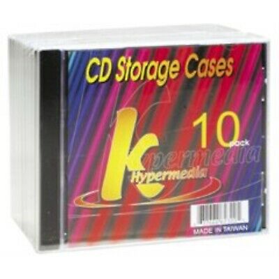 Khypermedia K-Cdpsbk/10 Full Size Cd Jewel Cases, 10 Pack