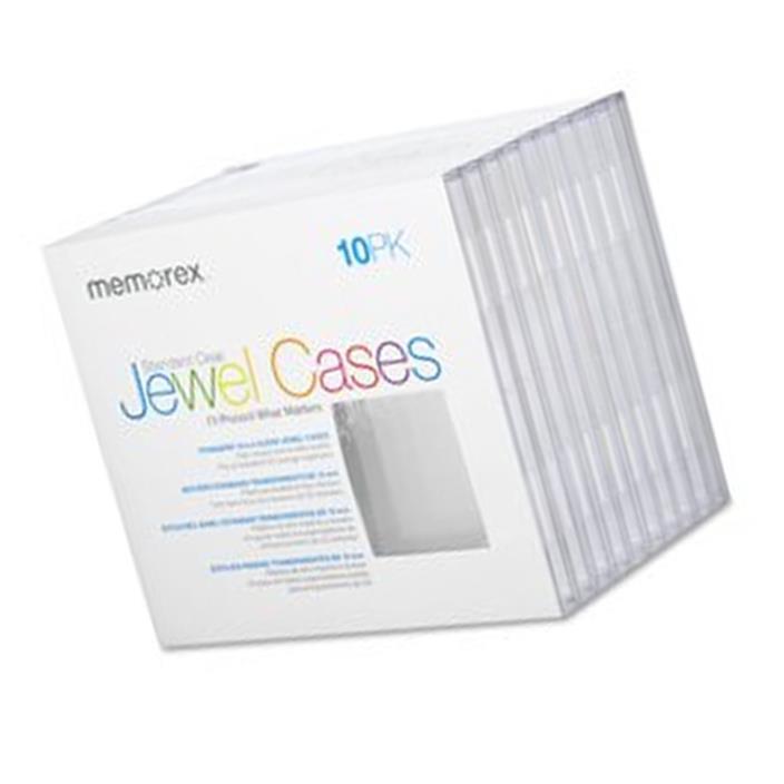 Click image to open expanded view Memorex(R) CD Jewel Cases, Standard Size, Clea