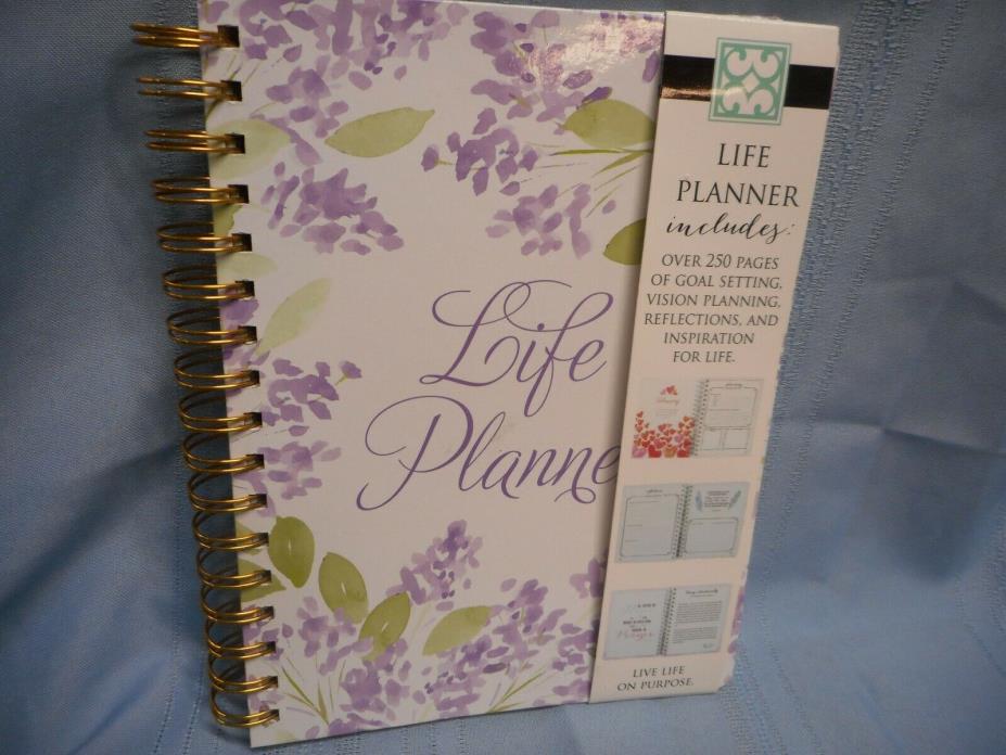 UNDATED DELUXE LIFE PLANNER Notebook Organizer Calendar Office Supplies