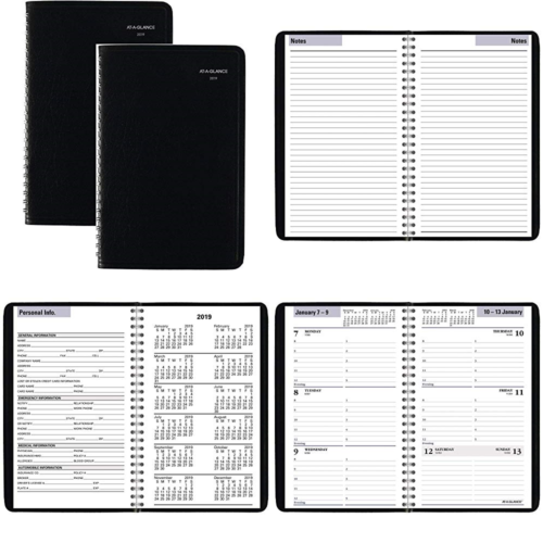 2019 Weekly Planner/Appointment Book Dayminder 5