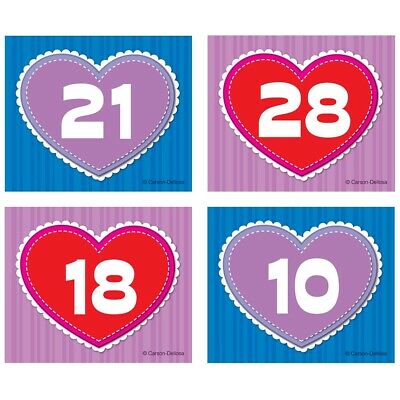 Hearts Calendar Cover-Ups by Carson-Dellosa  - Hearts