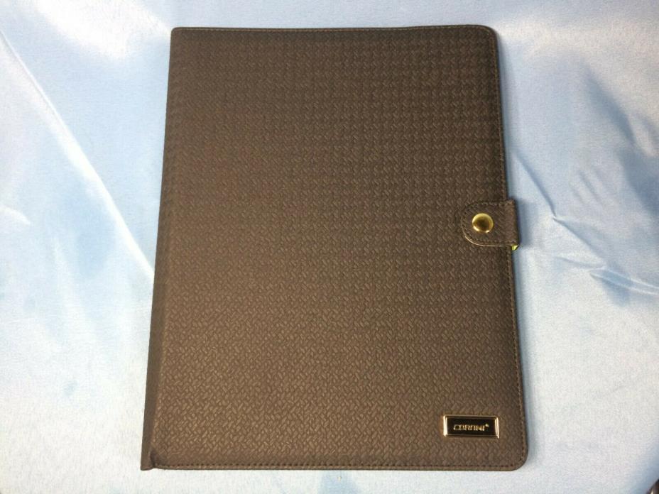 CORNMI Padfolio/ Resume Portfolio Folder PU Leather File Folders with 5 Cardslot