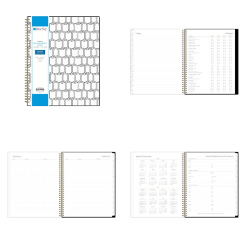 2019 Weekly & Monthly Appointment Book Planner 15 Minute Increments Flexible Cov