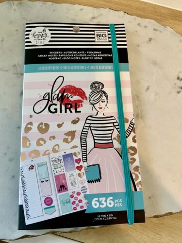 Glam Girl Happy Planner NEW RELEASE 2019 Sticker & Sticky Notes Accessory Book!