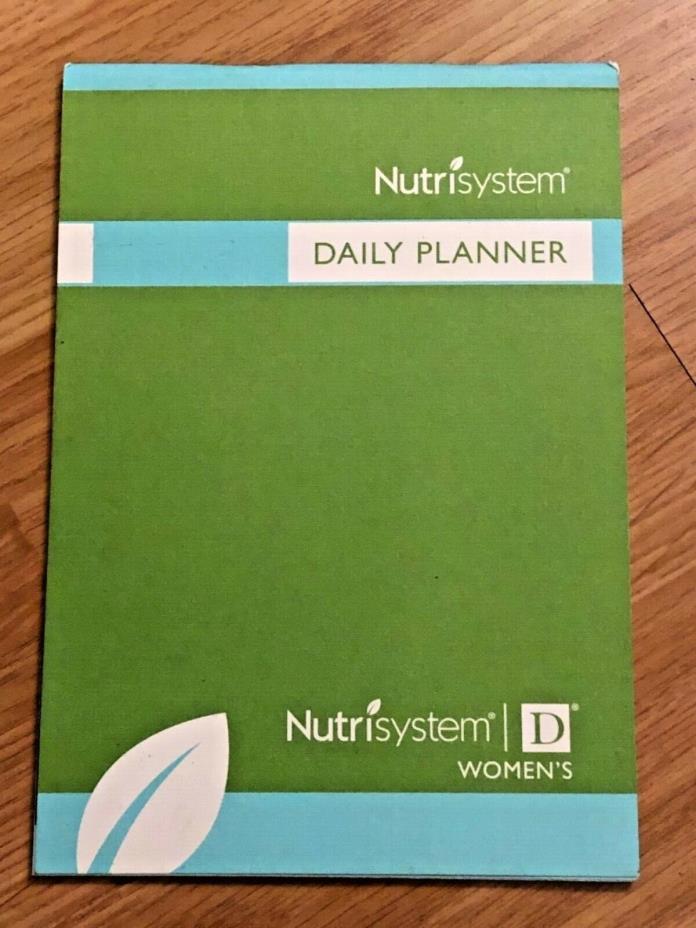 NEW Nutrisystem Women’s Success Daily Planner Food Tracker Notebook