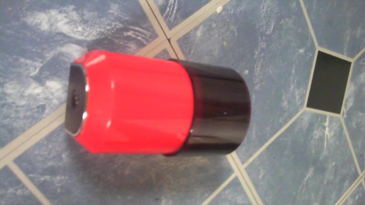 Bostitch Vertical Battery Pencil Sharpener Black & Red color used