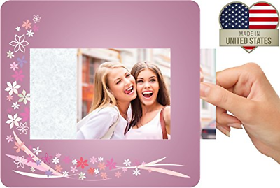 Custom Insert Photo Mouse Pad, Personalized Picture Frame Mousepad, Holds 4x6 in