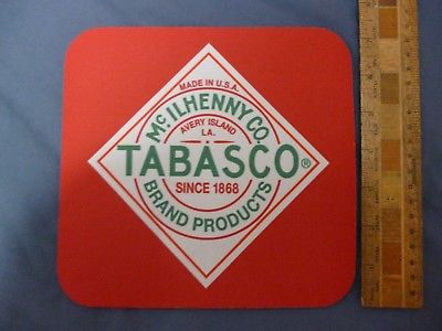 Tabasco Hot Sauce Mouse Pad. Mint. Never used. HOT!