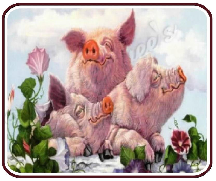 Happy Pigs Mousepad