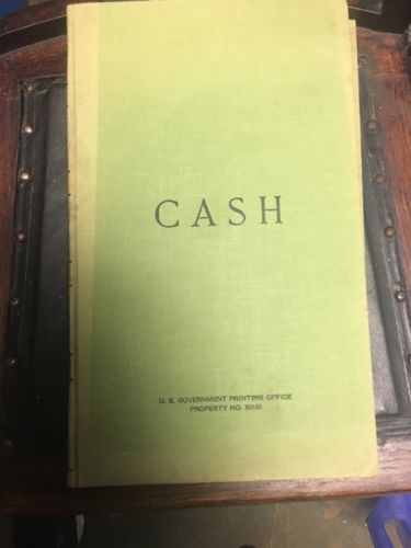 Vintage Antique Ledger Accounting/Cash Book Empty No Writing
