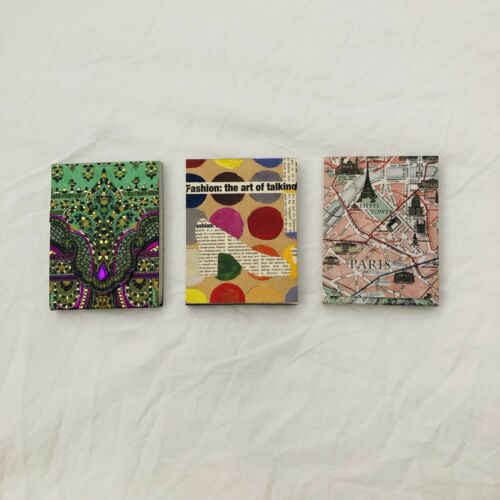 Decorative Fashion Paris Magnetic 3x4 Tear Off Paper Gift NotePad - LOT OF 3