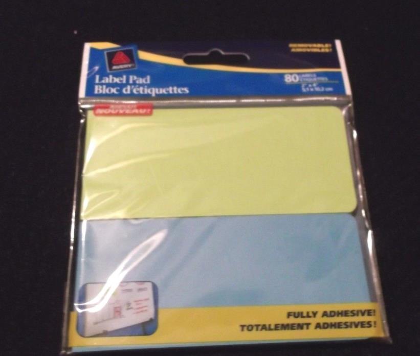 AVERY Removable Label Pad 80 Labels 2