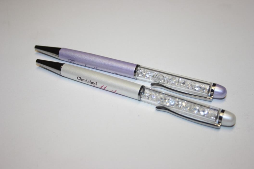 Hallmark Rhinestone pen Signed 