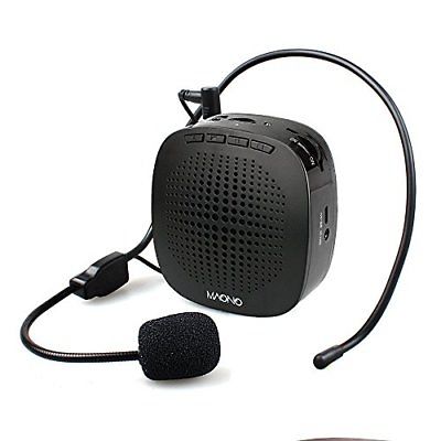 Voice Amplifier, MAONO AU-C03 Mini Rechargeable PA system 1020mAh with Wired for
