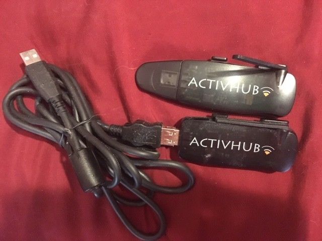 Set of two 2 Promethean ActivHub PRM-AH2-01 USB Receiver Dongle and cord