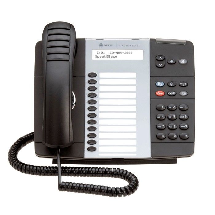 Mitel 5212 IP Phone, Dual Mode, VOIP, Telecom Business, with Handset & Base
