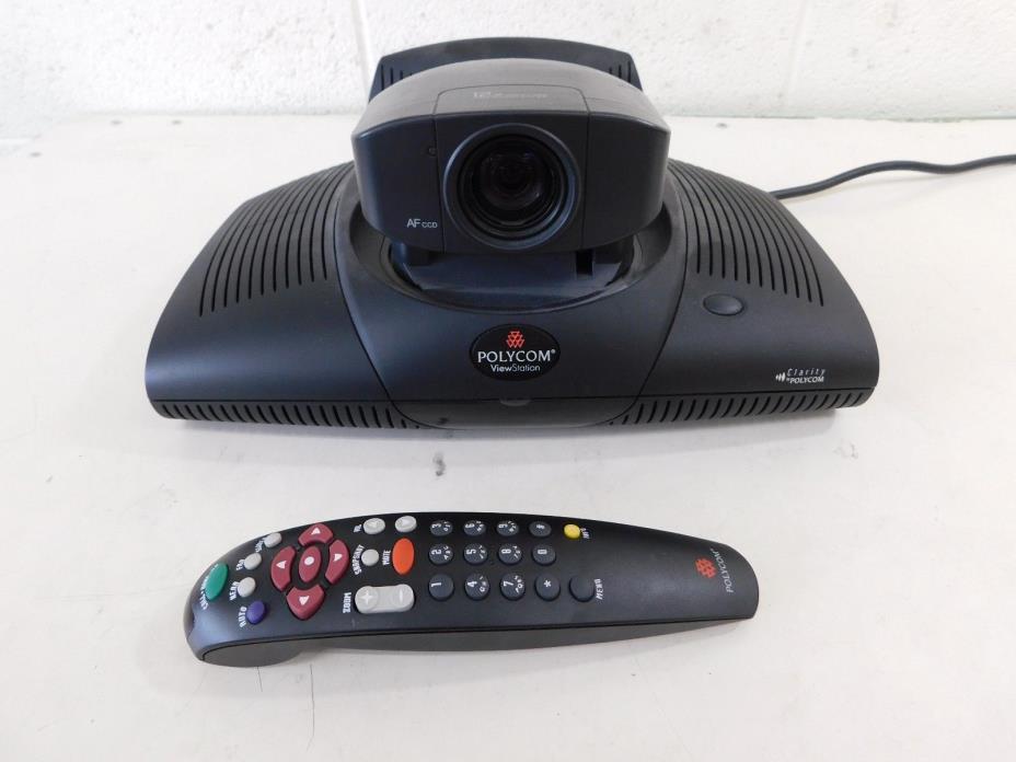 Polycom Viewstation PVS-14XX Video Conferencing Camera + Power Adapter +Remote