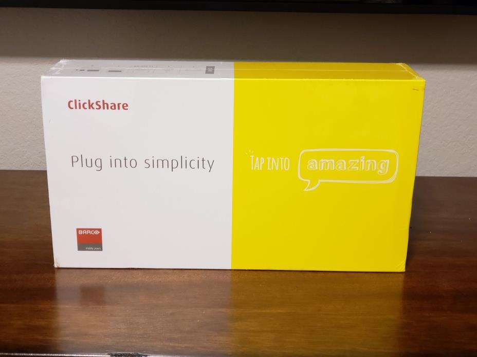 Barco ClickShare CS-100 Wireless Presentation System R9861510NA *Brand NEW*