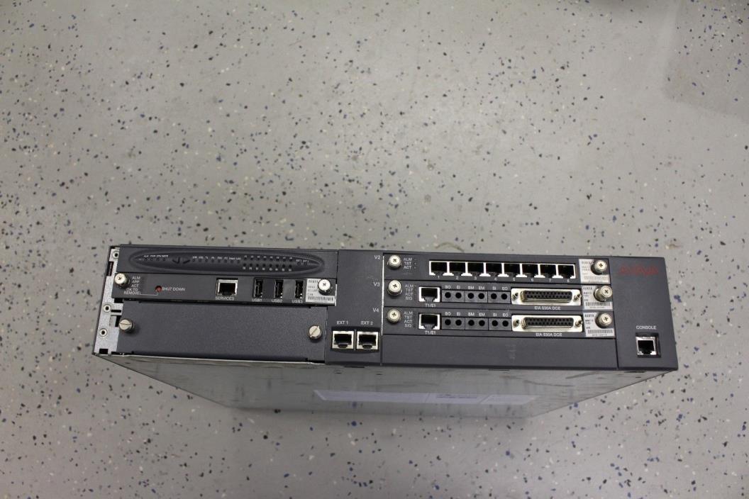 Avaya Media Gateway G700 W/700316326 W/ S8300 C V4, 2)MM710,MM711 & X330STK