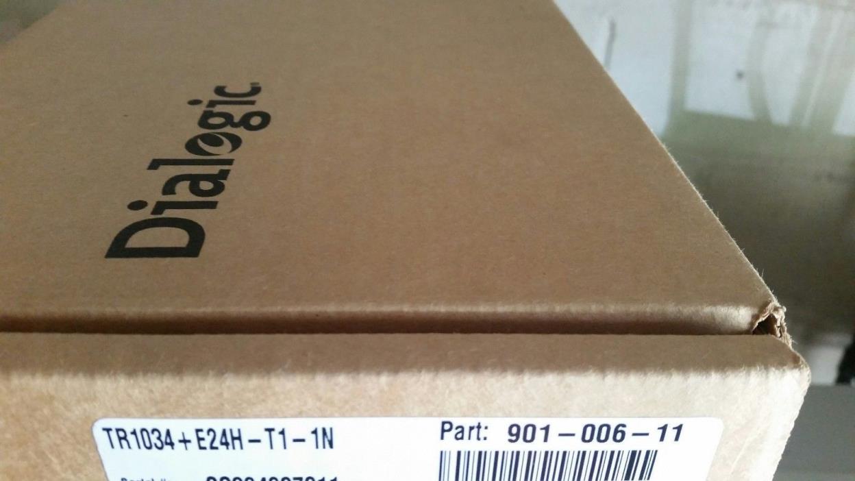 Dialogic Brooktrout TR1034+E24H-T1-1N - NEW FACTORY SEALED (901-006-11)