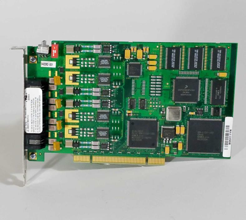 Intel 04-2933-001 Dialogic 4-Port Voice PCI Card EBZKX07BD4PCIU D4PCIUFW