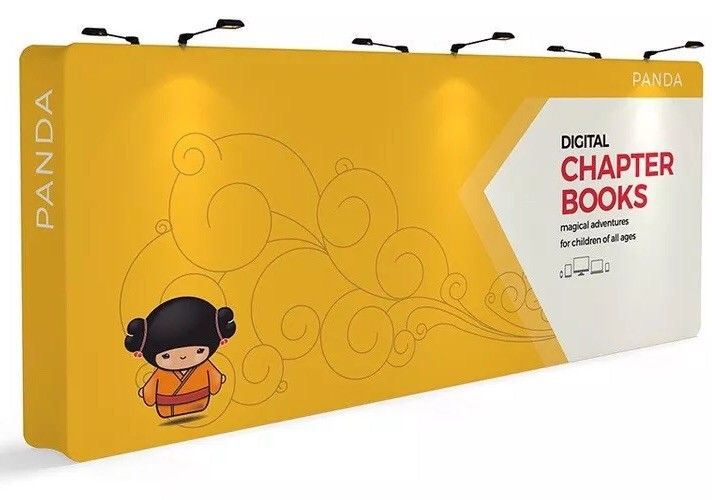 DOUBLE SIDED BACKLIT HUGE 10ft TALL X 20 ft. wide MonolithTrade Show Exhibit