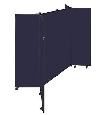 ScreenFlex Tower 6 Panel Freestanding Booth Displays Navy 77