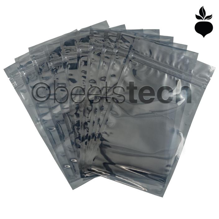 Anti-Static ESD Shielding Bag Silver Zip-Lock Reclosable Bags 3,5,6,8,10,14