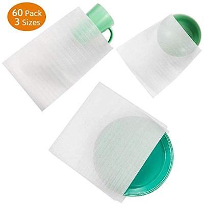 60 Cushion Cushioning Foam Pouches, Moving Wrap Protect Mug, Cup, Glasses, For
