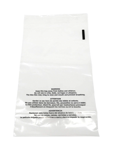 Shop4Mailers 10 x 13 Suffocation Warning Clear Plastic Self Seal Poly Bags 1.5