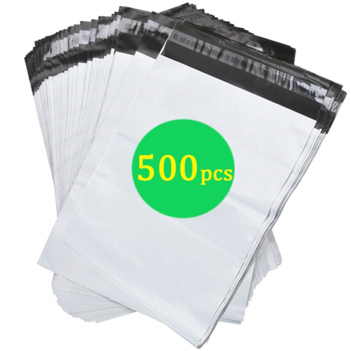 SJPACK 500pcs 14.5x19 Poly Mailers 2.5 Mil Envelopes Shipping Bags with Self