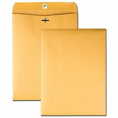 9 X 12 Clasp Envelopes With Deeply Gummed Flaps 28 Lb Brown Kraft 100 Per Box