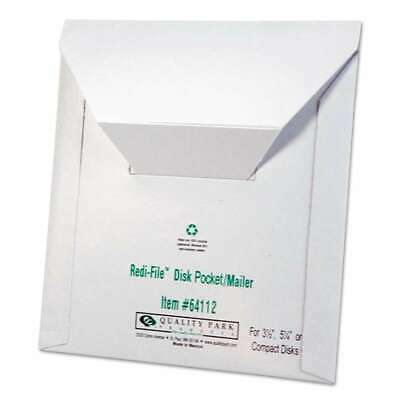 Quality Park Redi File Disk Pocket Mailer, 6 x 5 7/8, Recycled,  085227641120