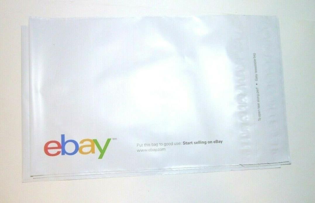 NEW Lot of 10 eBay-Branded Polymailer Color Print 12