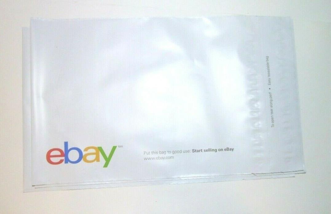 NEW Lot of 10 eBay-Branded Polymailer Color Print 9