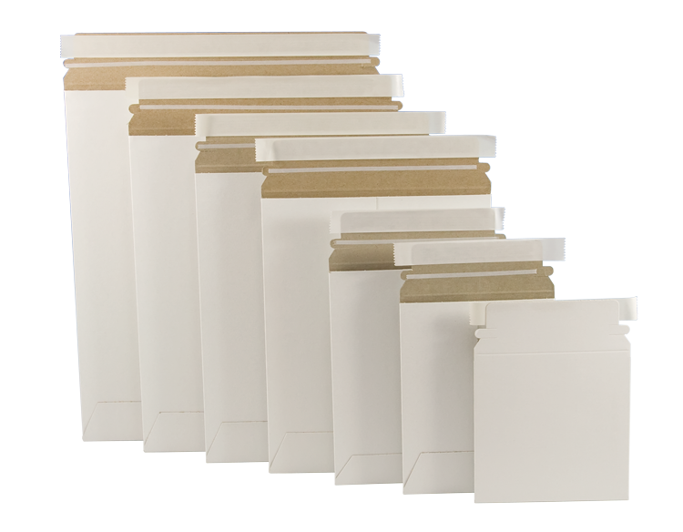 200 Self-Seal White StayFlats Mailers 6