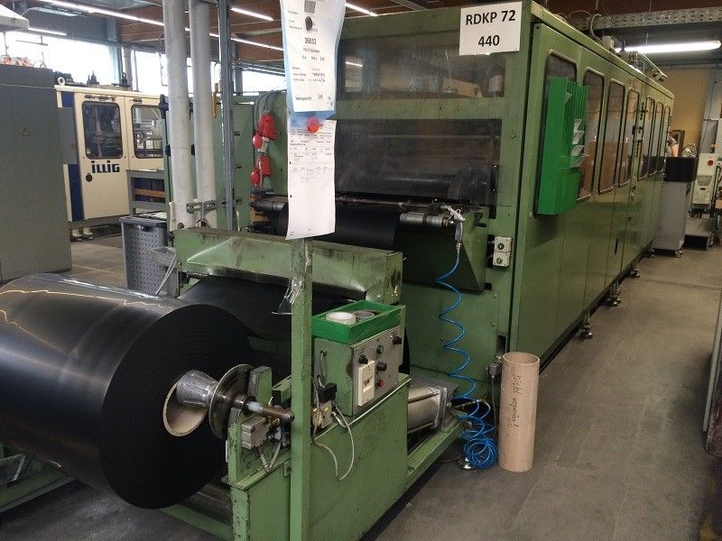 (1989) ILLIG RDKP 72d 4 Stations Thermoforming Machine