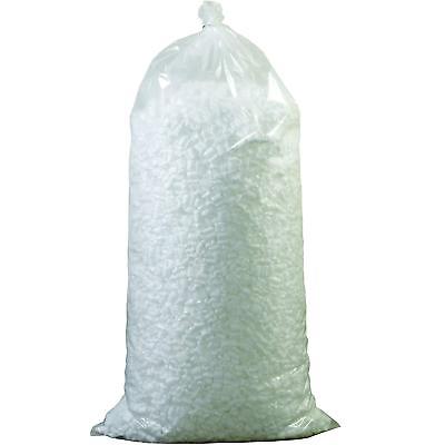 Loose Fill Packing Peanuts, 7 Cubic Feet, White, Void Fill-doens't settle
