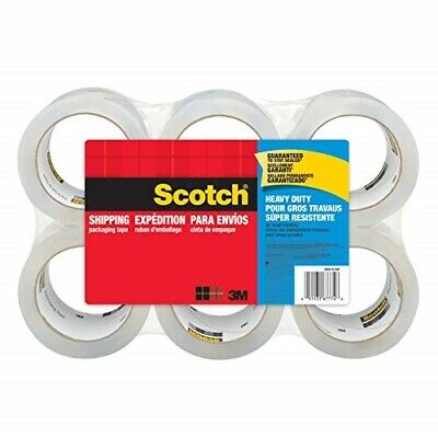 Scotch Heavy Duty Shipping Packaging Tape, 3
