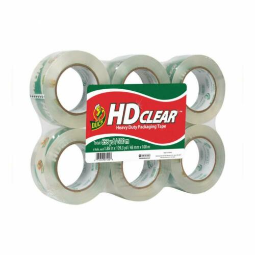 Duck HD Clear Packaging Tape, 6 per Pack (DUC299016)